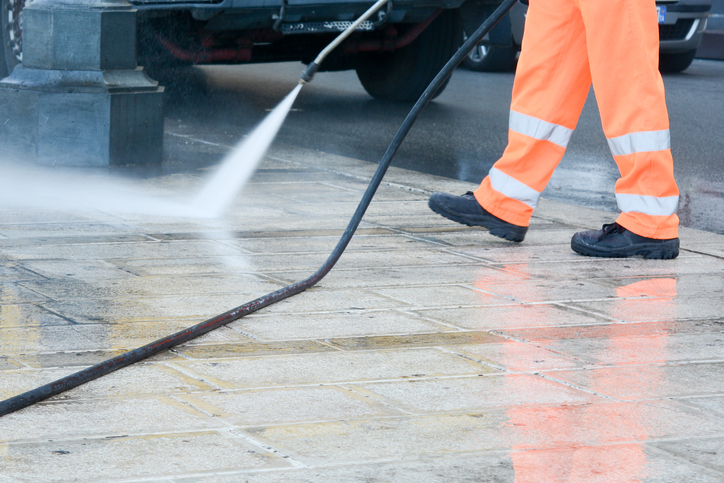 parking lot cleaning